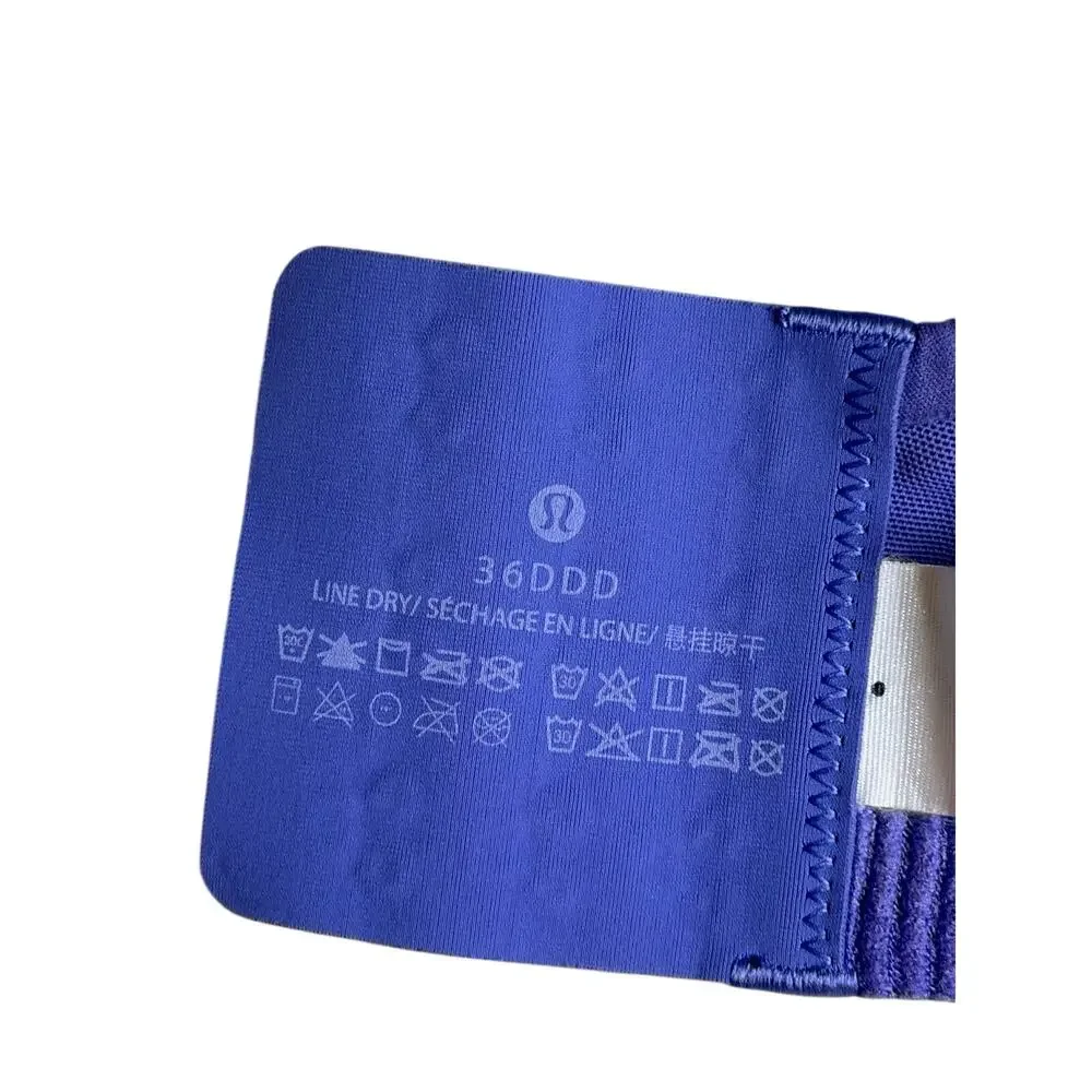 Lululemon AirSupport Bra *High Support, C–DDD Cups Charged Indigo / Lavender Fog